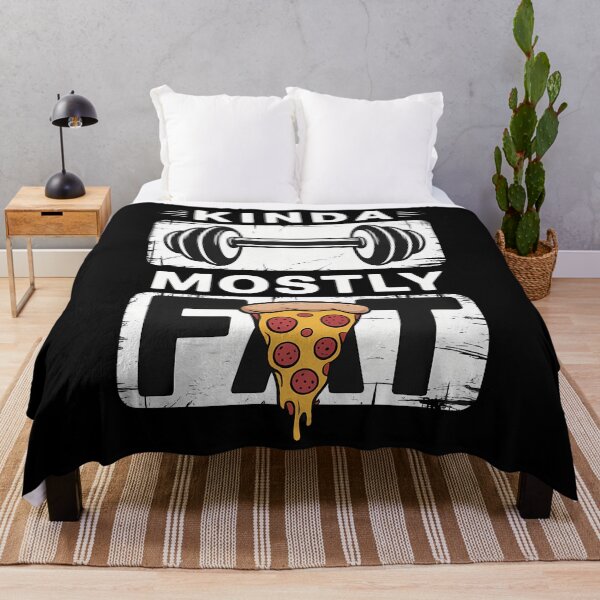 Item preview, Kinda Fit Mostly Fat Pizza Lover Exercise Workout Fitness designed and sold by cosmicncozyS.