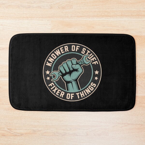 Item preview, Knower of Stuff Fixer of Things Dad Mechanic Handyman designed and sold by cosmicncozyS.