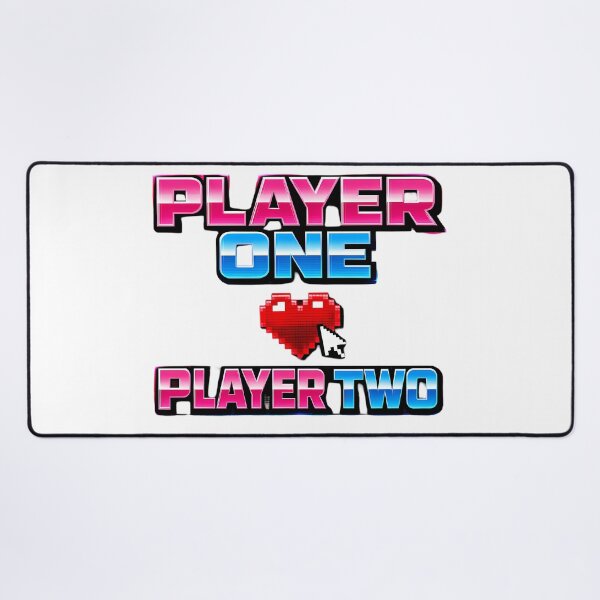 Item preview, Player 1 Player 2 Funny Gamer Couple Valentine Typography Matching Shirt Gift designed and sold by GiftsForge.