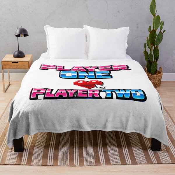 Item preview, Player 1 Player 2 Funny Gamer Couple Valentine Typography Matching Shirt Gift designed and sold by GiftsForge.