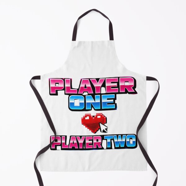 Item preview, Player 1 Player 2 Funny Gamer Couple Valentine Typography Matching Shirt Gift designed and sold by GiftsForge.
