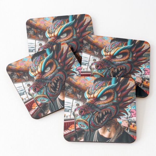 Item preview, “Pixel Pyre: The Chain-Smoked Roar from the Ink Den” designed and sold by Print Fiction.