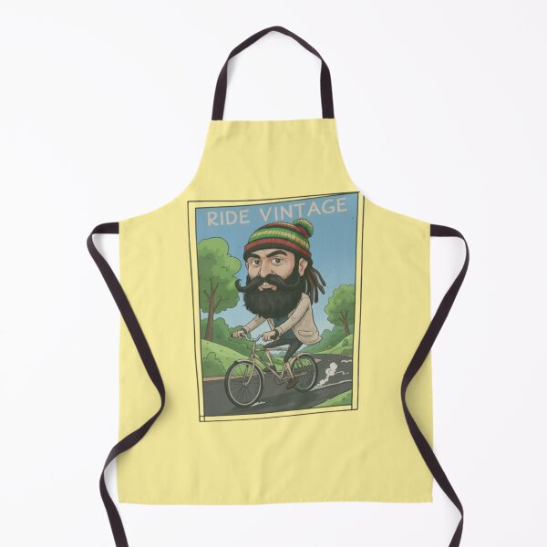 Item preview, Vintage Cyclist with Beard - Ride Vintage designed and sold by Stefanrajzer.