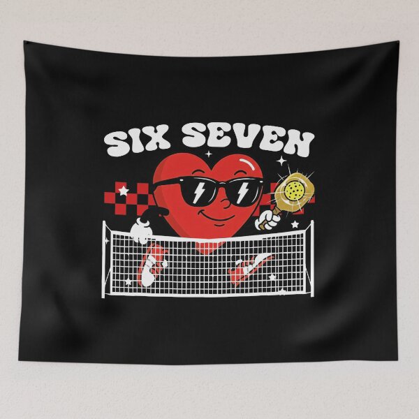 Item preview, Retro Heart Pickleball 67 Six Seven Smash Tee designed and sold by LashondaGreen89.