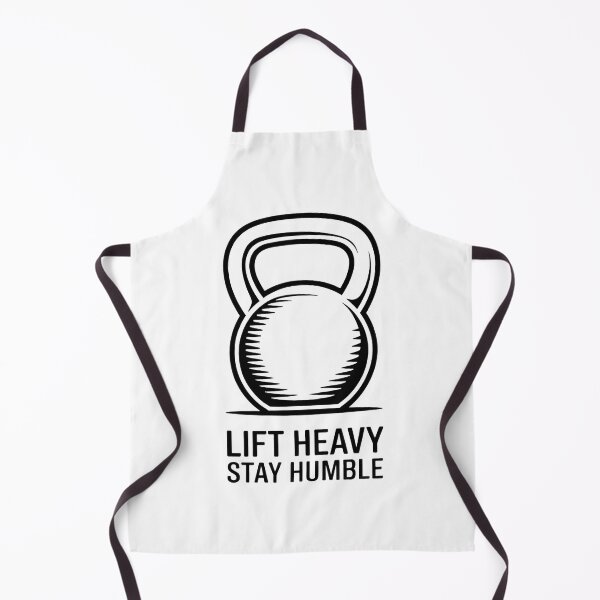 Item preview, Lift Heavy Stay Humble – Minimal Kettlebell Gym Line Art designed and sold by WSPrintCrafter.