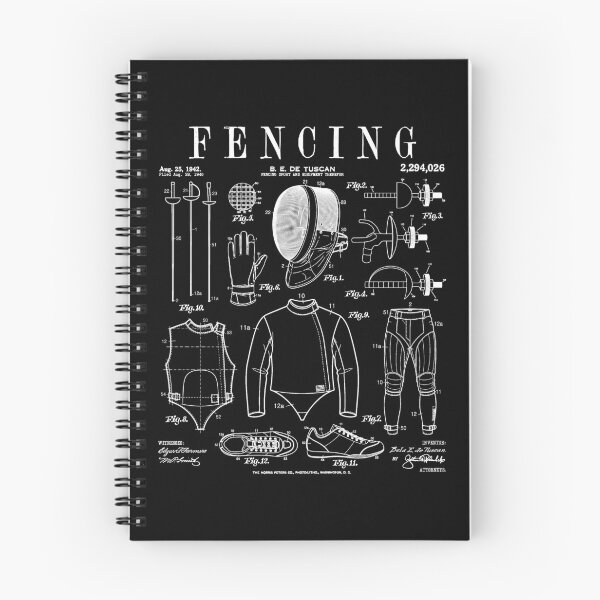 Item preview, Fencing Fencer Funny Vintage Patent Foil Epee Sabre Fencers designed and sold by GrandeDuc.