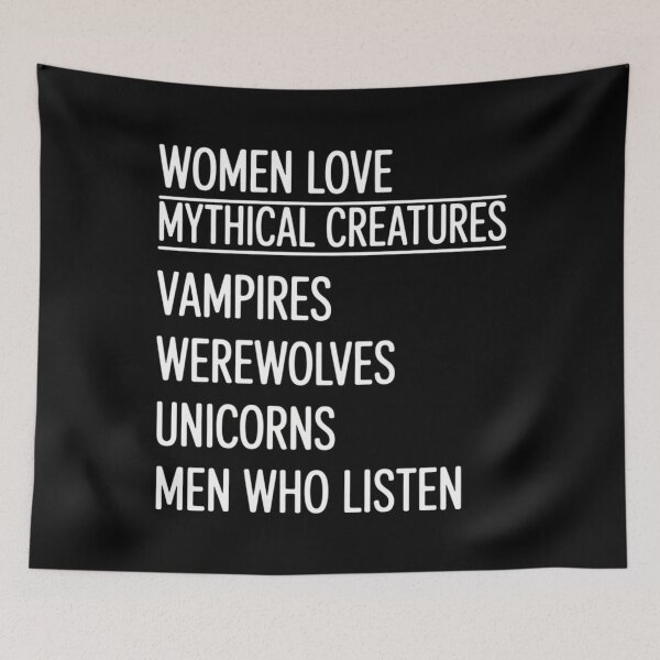 Item preview, Love Mythical Creatures Vampires Werewolves Unicorns designed and sold by cosmicncozyS.