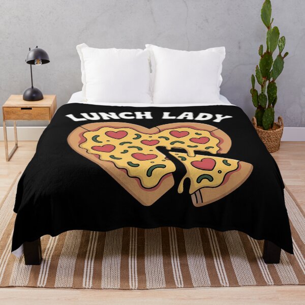 Item preview, Lunch Lady Pizza Heart School Cafeteria Worker Valentine designed and sold by cosmicncozyS.