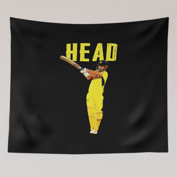 Item preview, Travis Head Batting Action Pose designed and sold by Sineadrost.