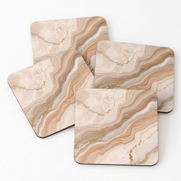 Item preview, Amber Glaze Raw Marble Texture with Heavy Gold Veins designed and sold by Cozyartsss.