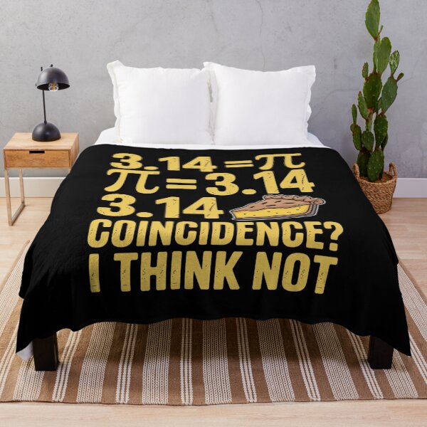 Item preview, Pi 3 14 Pie Coincidence I Think Not Math Pun designed and sold by Catharsiscath.