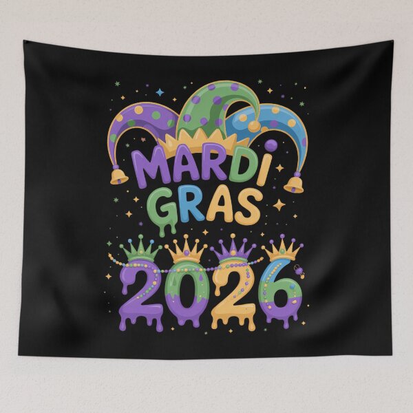 Item preview, Mardi Gras 2026 Jester designed and sold by cosmicncozyS.
