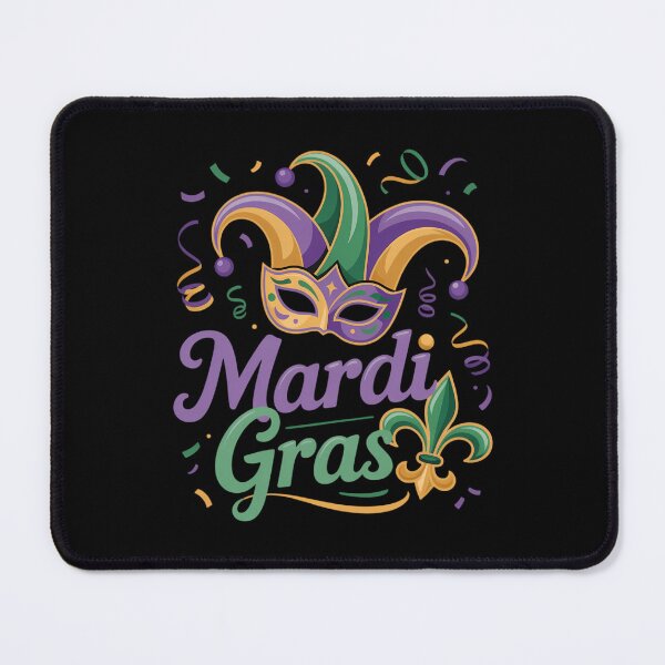Item preview, Mardi Gras Mask Jester Hat Colorful Carnival Party designed and sold by cosmicncozyS.