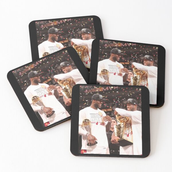 Item preview, Dwyane Wade and LeBron James won consecutive championships together with the Heat in 2012 and 2013. designed and sold by AshleyConnelly.