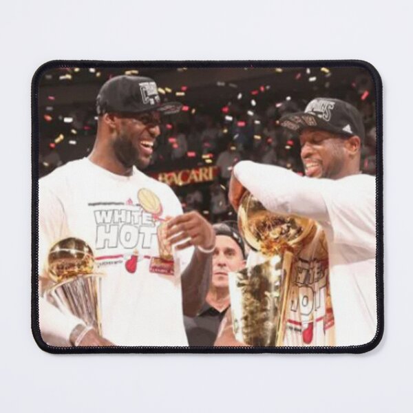 Item preview, Dwyane Wade and LeBron James won consecutive championships together with the Heat in 2012 and 2013. designed and sold by AshleyConnelly.