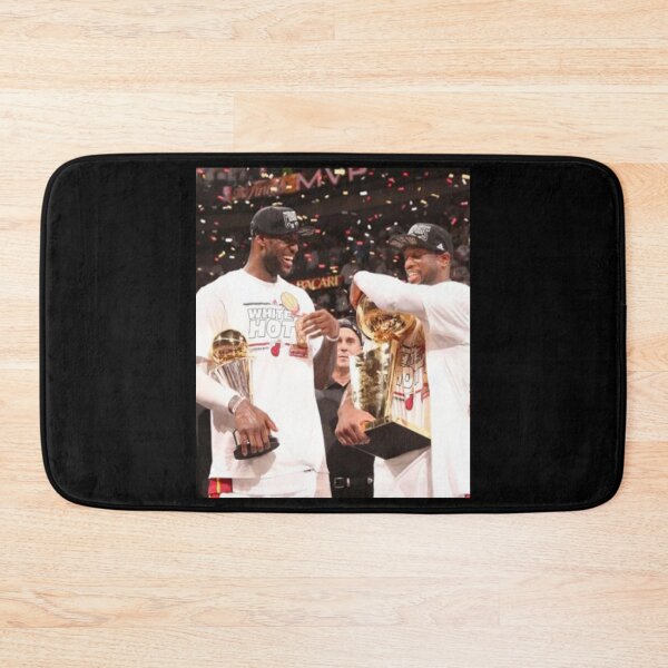 Item preview, Dwyane Wade and LeBron James won consecutive championships together with the Heat in 2012 and 2013. designed and sold by AshleyConnelly.