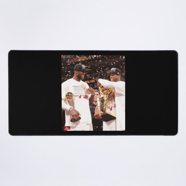 Item preview, Dwyane Wade and LeBron James won consecutive championships together with the Heat in 2012 and 2013. designed and sold by AshleyConnelly.
