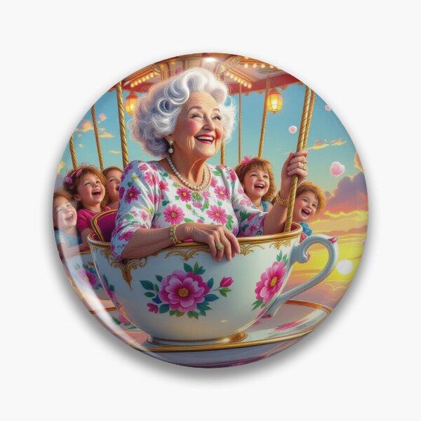 Item preview, Teacup Carousel & Cloud Joy – Never too old for magic, laughter and a bit of adventure designed and sold by FotoworldEdel.