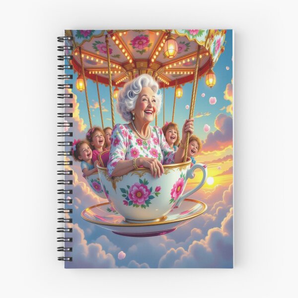 Item preview, Teacup Carousel & Cloud Joy – Never too old for magic, laughter and a bit of adventure designed and sold by FotoworldEdel.