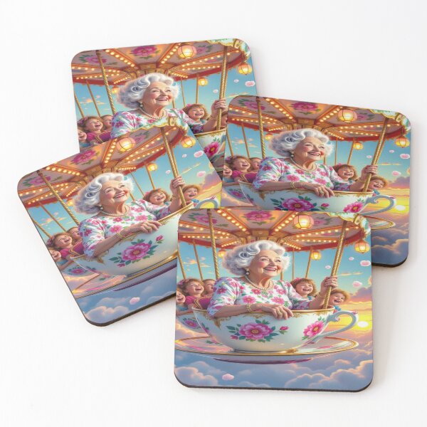 Item preview, Teacup Carousel & Cloud Joy – Never too old for magic, laughter and a bit of adventure designed and sold by FotoworldEdel.