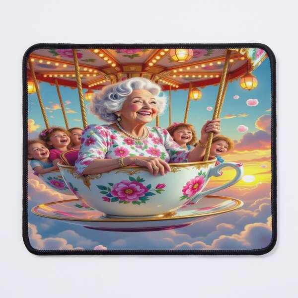 Item preview, Teacup Carousel & Cloud Joy – Never too old for magic, laughter and a bit of adventure designed and sold by FotoworldEdel.