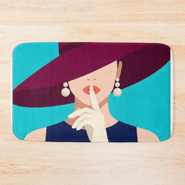 Item preview, Elegant Mystery Woman Minimalist Fashion Art Print designed and sold by AbstractAuraArt.