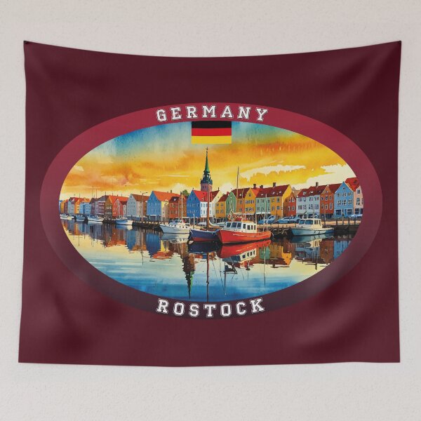 Item preview, Rostock Germany Travel designed and sold by Thistle-TShop.