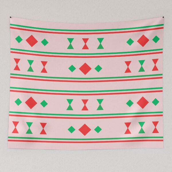 Item preview, Red & Green Geometric Pattern – Cute Gift designed and sold by katerin17.