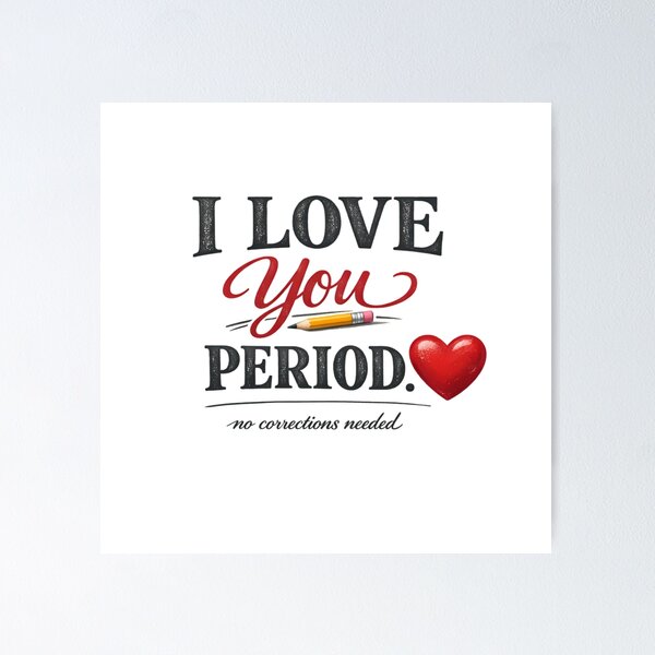 Item preview, Teachers In Love Grammar Nerd Valentine Typography Funny Educator Couple Shirt designed and sold by GiftsForge.
