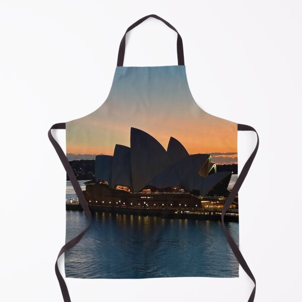 Item preview, Sydney Opera House Silhouette in the Early Morning at Sydney Harbour designed and sold by WanderingLife.