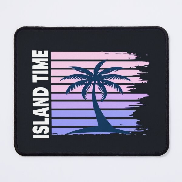 Item preview, Retro Island Time Palm Tree Sunset – Tropical Beach Vibes Summer Vacation Aesthetic Graphic Tee designed and sold by Bright Nest Studio.