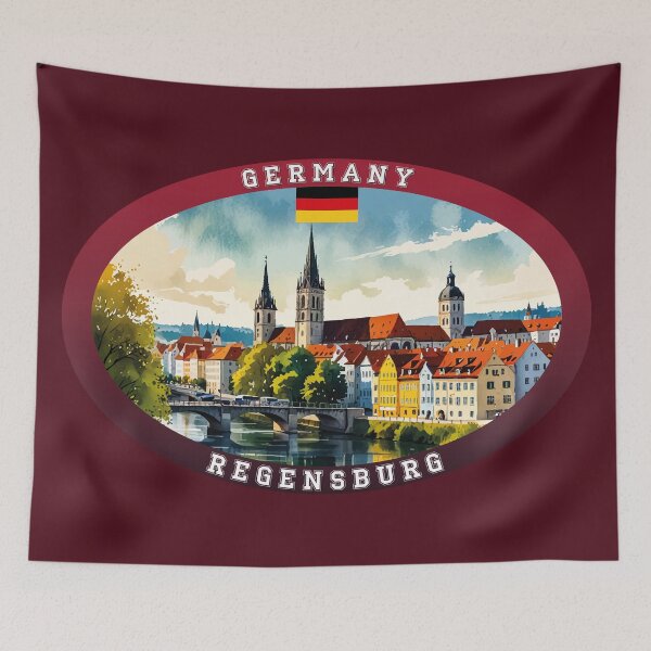 Item preview, Regensburg Germany Travel designed and sold by Thistle-TShop.