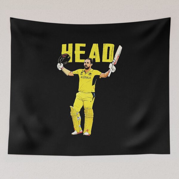 Item preview, Travis Head Celebration Cricket Pose designed and sold by Sineadrost.