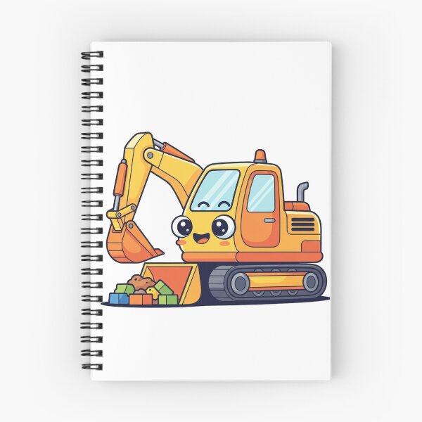 Item preview, Cute Yellow Excavator designed and sold by 4AGift.
