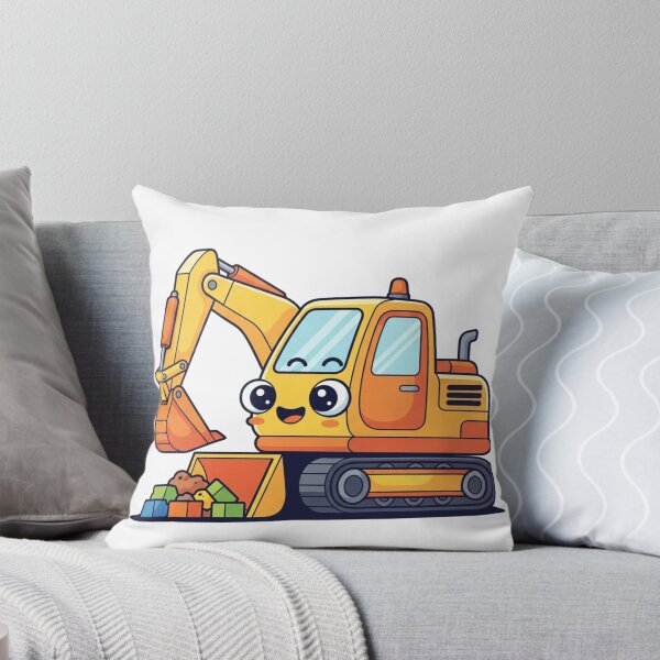 Item preview, Cute Yellow Excavator designed and sold by 4AGift.