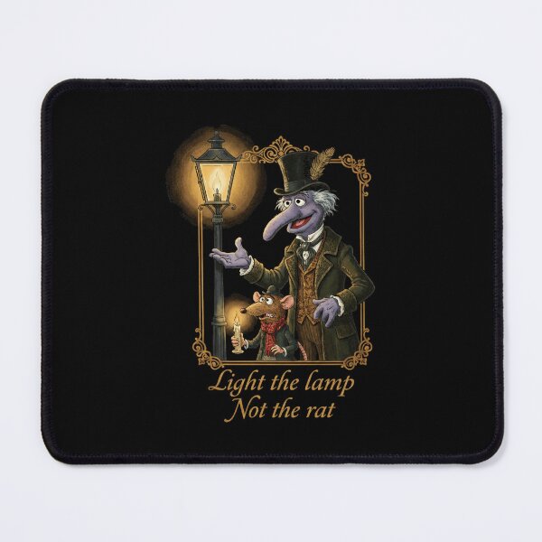 Item preview, Muppet Christmas Carol - Light The Lamp Not The Rat   designed and sold by genearcum.