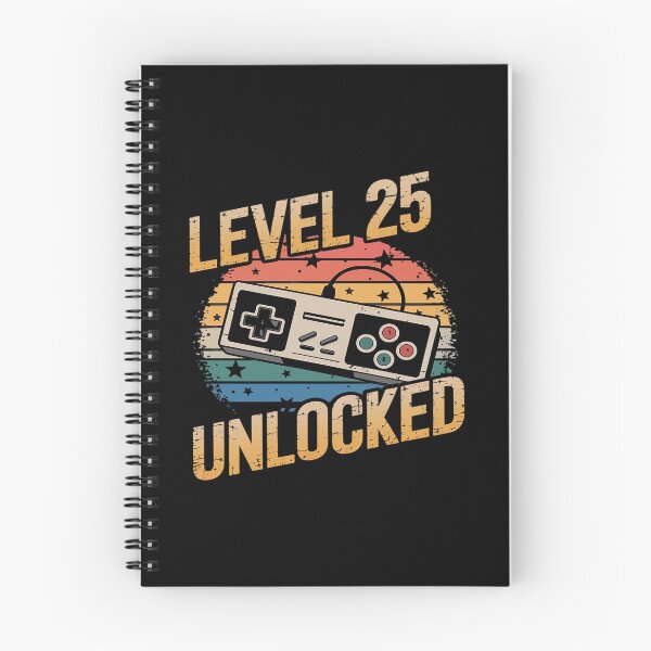 Item preview, 25th Birthday Gaming Level 25 Unlocked  designed and sold by joyouartArt.