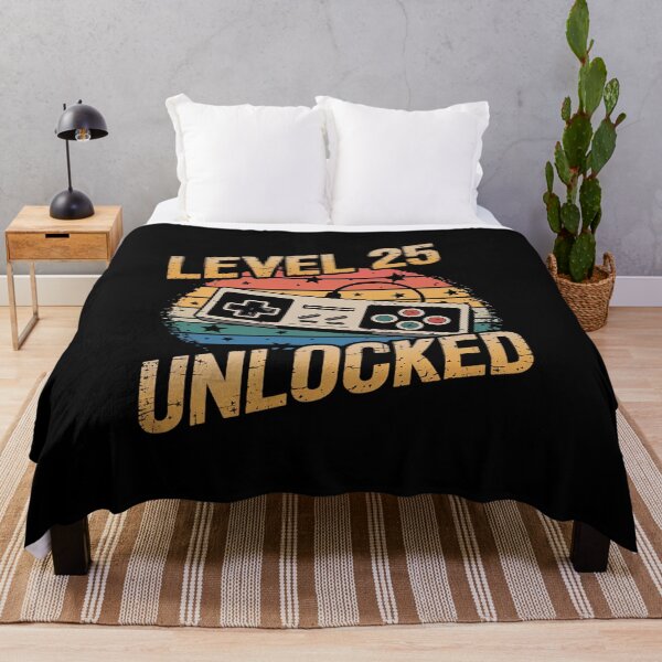 Item preview, 25th Birthday Gaming Level 25 Unlocked  designed and sold by joyouartArt.
