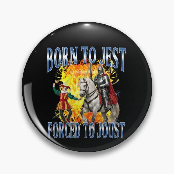 Item preview, Born To Jest Forced To Joust Medieval Art designed and sold by elderberry.