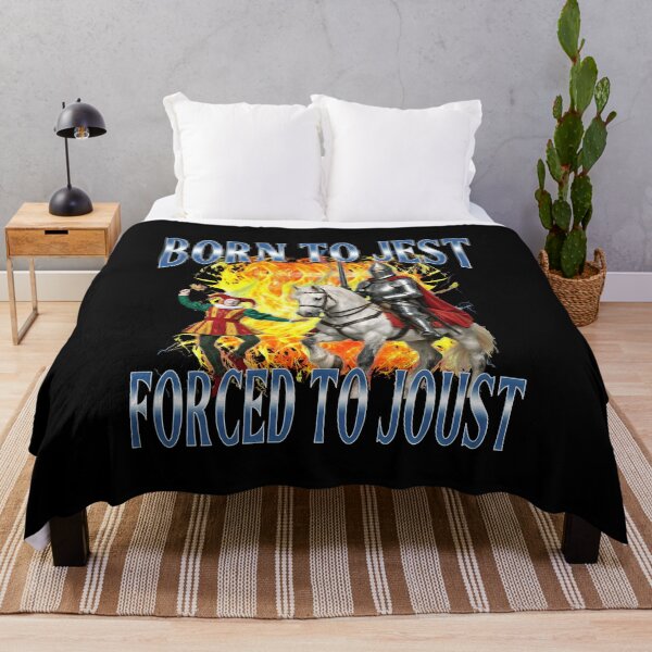 Item preview, Born To Jest Forced To Joust Medieval Art designed and sold by elderberry.