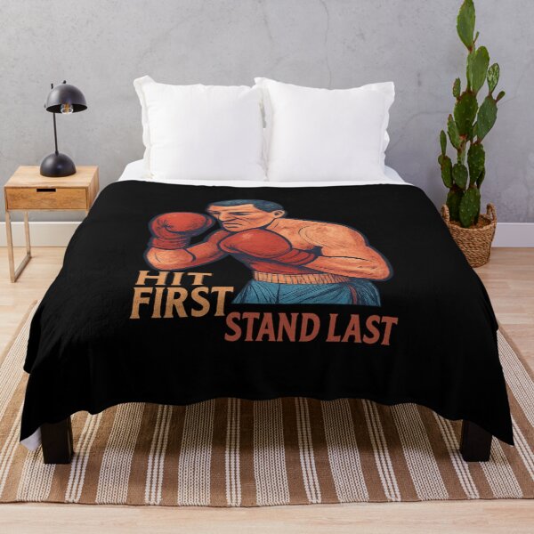 Item preview, Vintage Boxing Poster - HIT FIRST STAND LAST designed and sold by MKreative Studio.