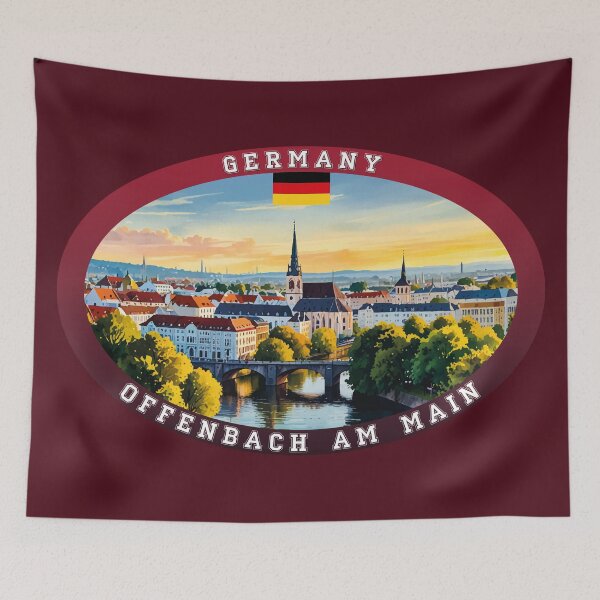 Item preview, Offenbach am Main Germany Travel designed and sold by Thistle-TShop.