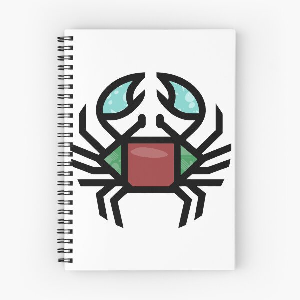 Item preview, Colorful Crab Design - Beach Coastal Illustration designed and sold by DrawDrip.