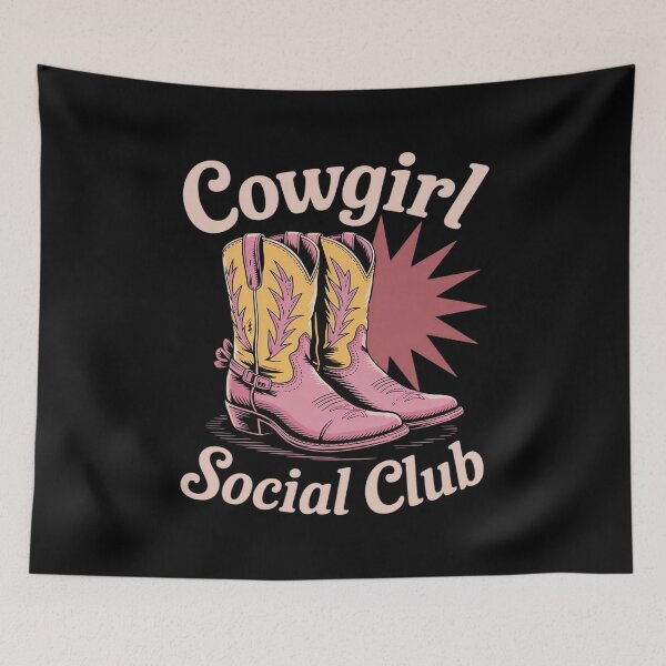 Item preview, Cowgirl Social Club Western Boots Aesthetic Country Girls designed and sold by ProudForFunny.