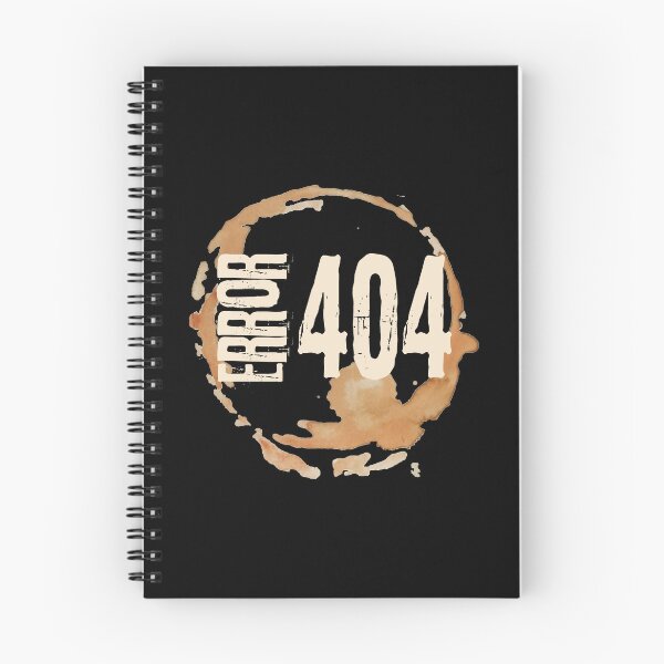 Item preview, Out of Coffee Error 404 on Black - Funny Coffee Lover Gift for Caffeine Addicts designed and sold by Artycom.