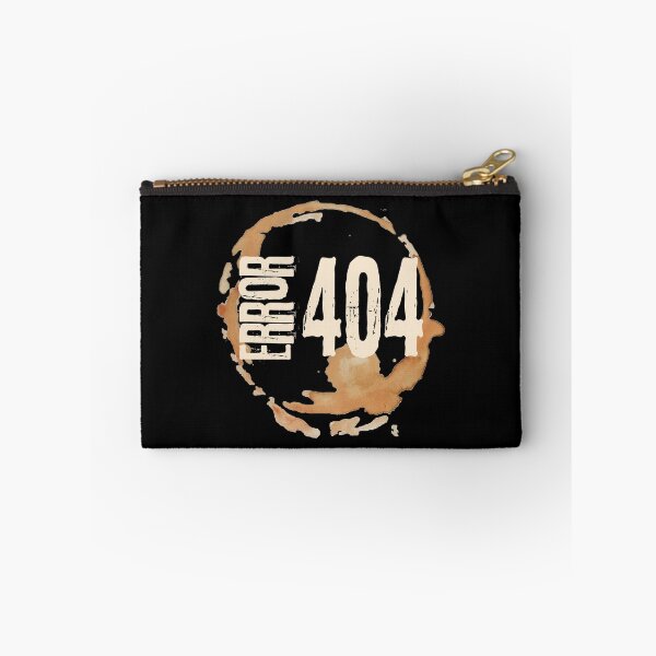 Item preview, Out of Coffee Error 404 on Black - Funny Coffee Lover Gift for Caffeine Addicts designed and sold by Artycom.