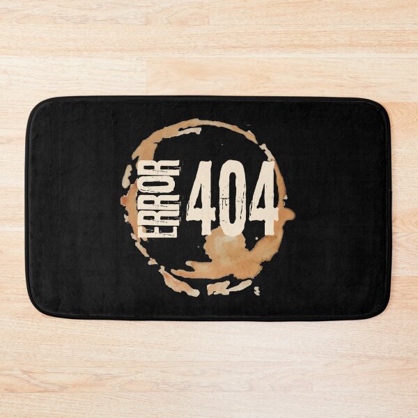 Item preview, Out of Coffee Error 404 on Black - Funny Coffee Lover Gift for Caffeine Addicts designed and sold by Artycom.