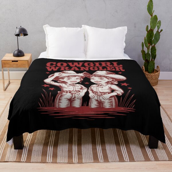 Item preview, Cowgirl Wrangler – Retro Lesbian Cowgirl Howdy Lesbians designed and sold by ProudForFunny.