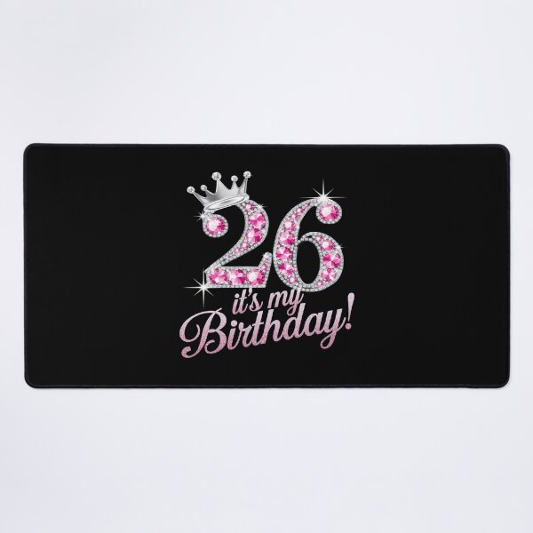 Item preview, 26 It's My Birthday 26th Birthday 26 Years Old Bday designed and sold by CombatTask.