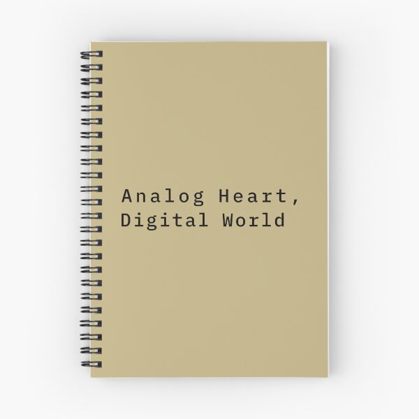 Item preview, Analog Heart Digital World Minimalist T-Shirt | Digital Detox Aesthetic Typography Tee designed and sold by PixelPlush.